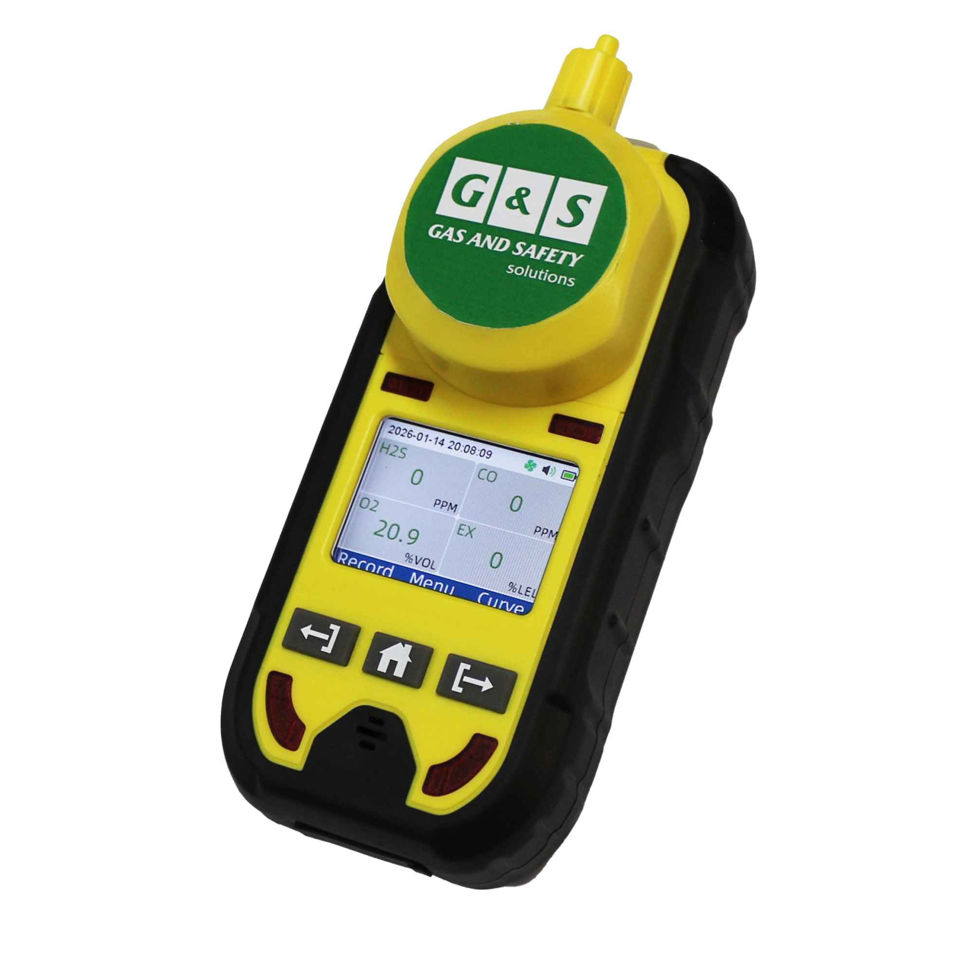 Detector Portátil de 4 Gases com Bomba Removível