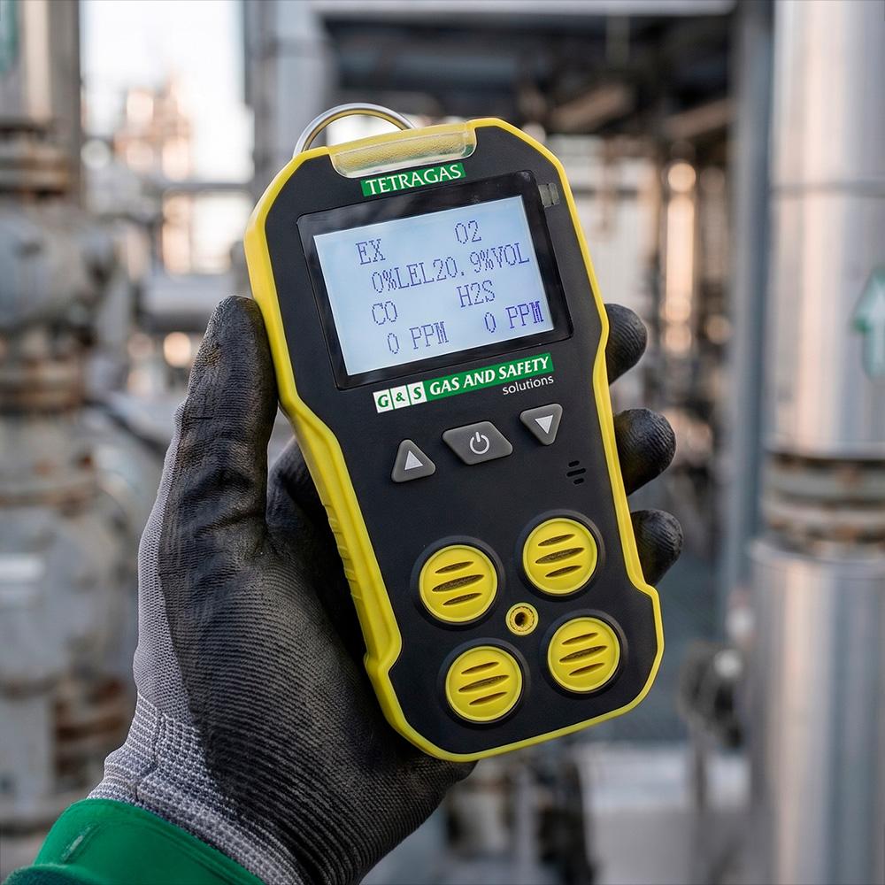 Detector De 4 Gases Portátil O2 / Lel / Co / H2s