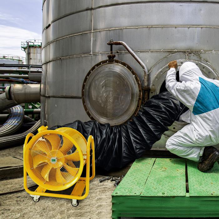 Insuflador de ar 400mm: conheça os modelos Gas and Safety